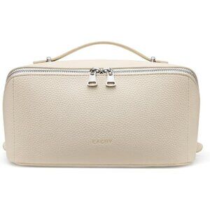 Women KB-White Large Capacity Cosmetic Travel Makeup Waterproof Portable Bag